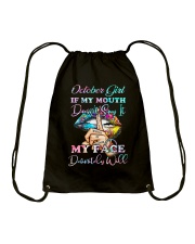 October Girl Drawstring Bag tile