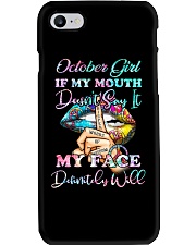 October Girl Phone Case tile
