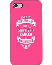 Cancer Superwoman Phone Case tile