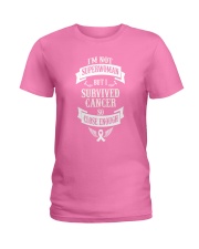 Cancer Superwoman Ladies T-Shirt tile