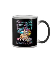 February Girl Color Changing Mug tile