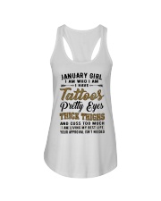 January Girl Ladies Flowy Tank tile