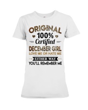 December Girl Premium Fit Ladies Tee tile