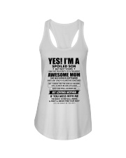 9 yes i am awesome mom Ladies Flowy Tank tile