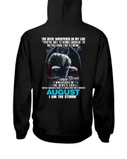 August Man Hooded Sweatshirt back