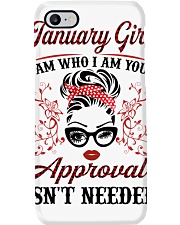 January Girl Phone Case tile
