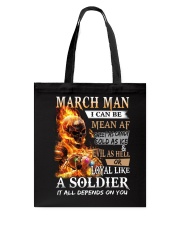 March Man Tote Bag tile
