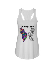 October Girl Ladies Flowy Tank tile