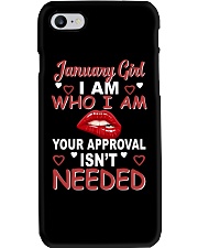 January Girl Phone Case tile
