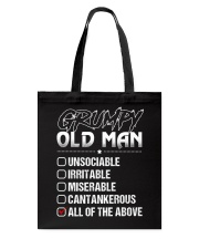 Grumpy Old Man Tote Bag tile