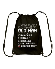 Grumpy Old Man Drawstring Bag tile