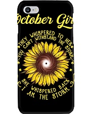 October Girl Phone Case tile