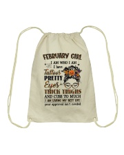 February Girl Drawstring Bag tile