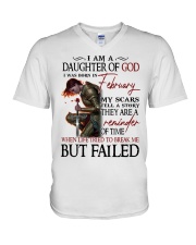 Daughter Of God M02 V-Neck T-Shirt tile