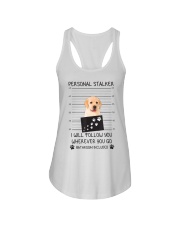 Funny Dog Lover Gift Personal Stalker Labrador T S Ladies Flowy Tank thumbnail