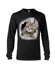 3D Cat Long Sleeve Tee thumbnail