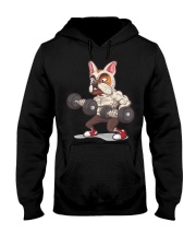 Muscle French Bulldog Working Out At The Gym T Shi Hooded Sweatshirt thumbnail