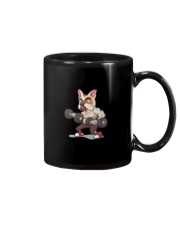 Muscle French Bulldog Working Out At The Gym T Shi Mug thumbnail
