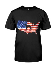 American Italian Greyhound Silhouette T Shirt Classic T-Shirt front