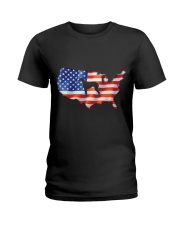 American Italian Greyhound Silhouette T Shirt Ladies T-Shirt thumbnail