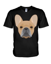 Brown French Bulldog - French Bulldog Lovers V-Neck T-Shirt thumbnail