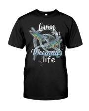 Livin That Meemaw Life Dragonfly Art Funny Meemaw Classic T-Shirt front