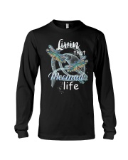 Livin That Meemaw Life Dragonfly Art Funny Meemaw Long Sleeve Tee thumbnail