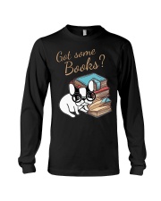 Book Lover French Bulldog Bookworm Gift Shirt Wome Long Sleeve Tee thumbnail