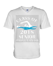 CLASS OF 2018 SENIOR V-Neck T-Shirt thumbnail