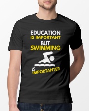 SWIMMING OR EDUCATION Classic T-Shirt lifestyle-mens-crewneck-front-13