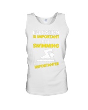 SWIMMING OR EDUCATION Unisex Tank thumbnail