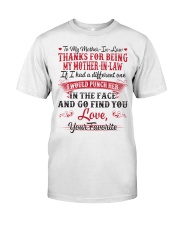 THANKS FOR BEING MY MOTHER-IN-LAW Classic T-Shirt thumbnail