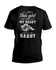 This Little Girl Stole My heart V-Neck T-Shirt thumbnail