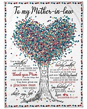 To My Mother-in-law BFG-BLK372 Large Fleece Blanket - 60" x 80" front