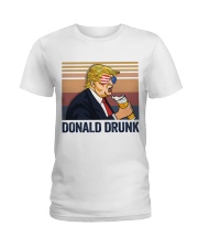 US DRINK DONALD DRUNK Ladies T-Shirt tile