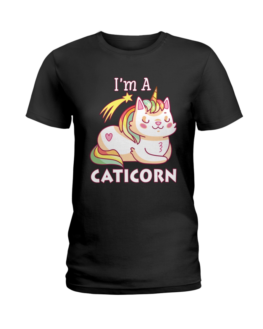 I'm A Caticorn Ladies T-Shirt