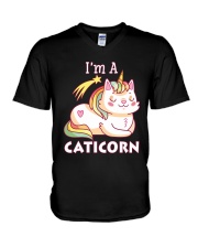 I'm A Caticorn V-Neck T-Shirt thumbnail