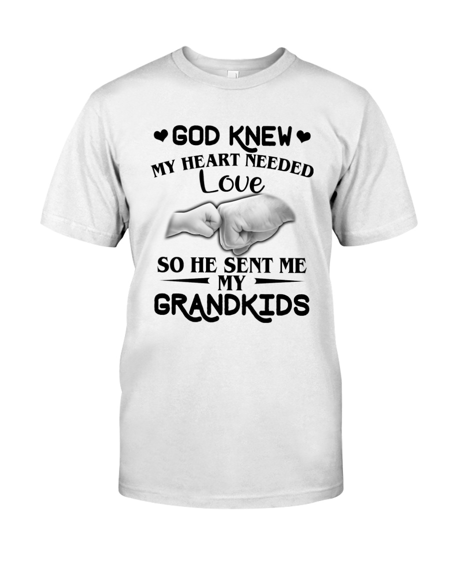 God Sent Me My Grandkids Classic T-Shirt