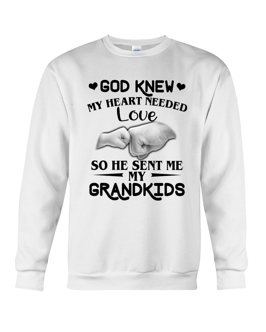 God Sent Me My Grandkids Crewneck Sweatshirt