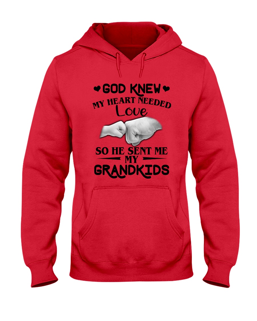 God Sent Me My Grandkids Hooded Sweatshirt