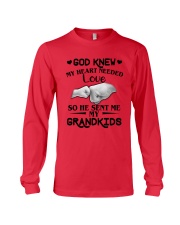 God Sent Me My Grandkids Long Sleeve Tee front