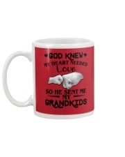 God Sent Me My Grandkids Mug thumbnail