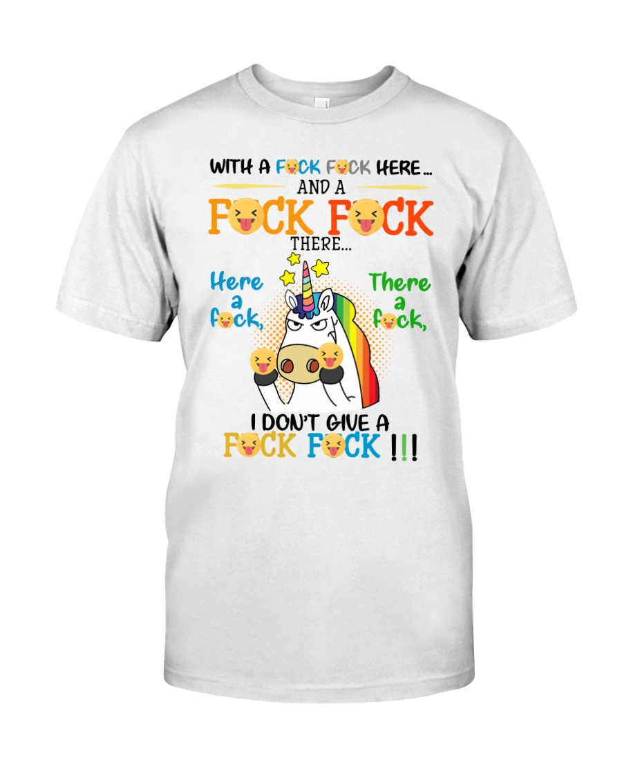 I don't Give A Fck Fck Classic T-Shirt