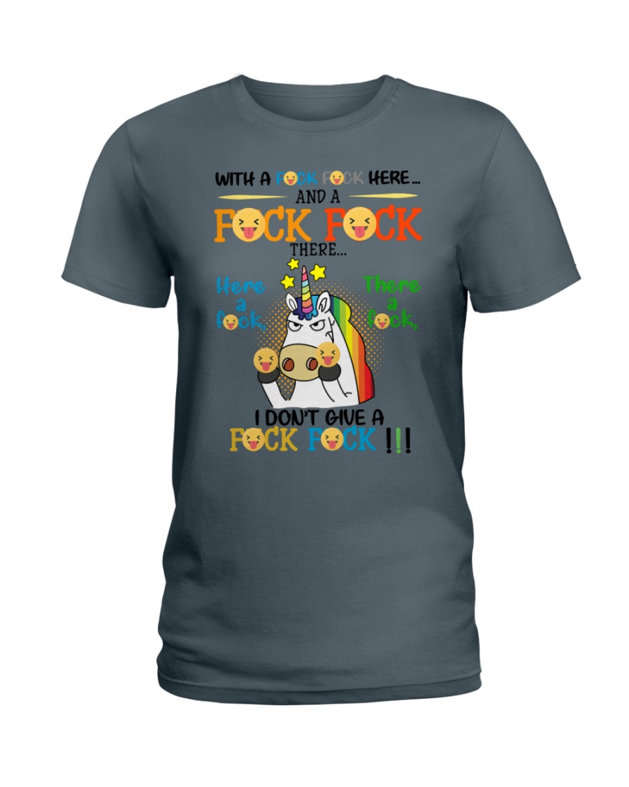 I don't Give A Fck Fck Ladies T-Shirt