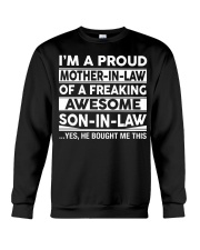 Proud Mother-in-law Crewneck Sweatshirt thumbnail
