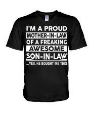 Proud Mother-in-law V-Neck T-Shirt thumbnail