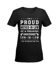 Proud Mother-in-law Ladies T-Shirt women-premium-crewneck-shirt-front