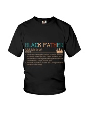 Black father shirt Youth T-Shirt tile