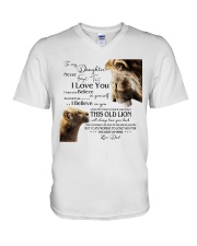 1 DAY LEFT - GET YOURS NOW TO MY DAUGHTER LIONS V-Neck T-Shirt thumbnail