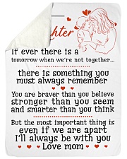 TO MY DAUGHTER FROM MOM Large Sherpa Fleece Blanket - 60" x 80" thumbnail